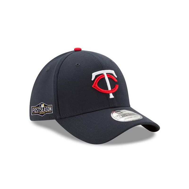 MLB Minnesota Twins Postseason Side Patch 39Thirty Stretch Fit (RQC5219) - Blue New Era Caps